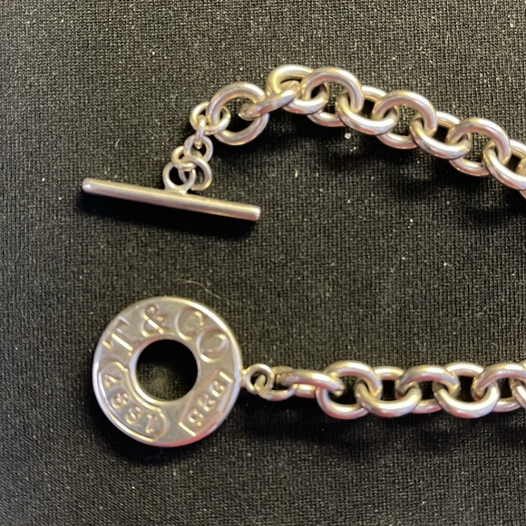 Women’s/Unisex TIFFANY & CO. 1837 Collection Toggle Link Bracelet in Sterling - Picture 12 of 12